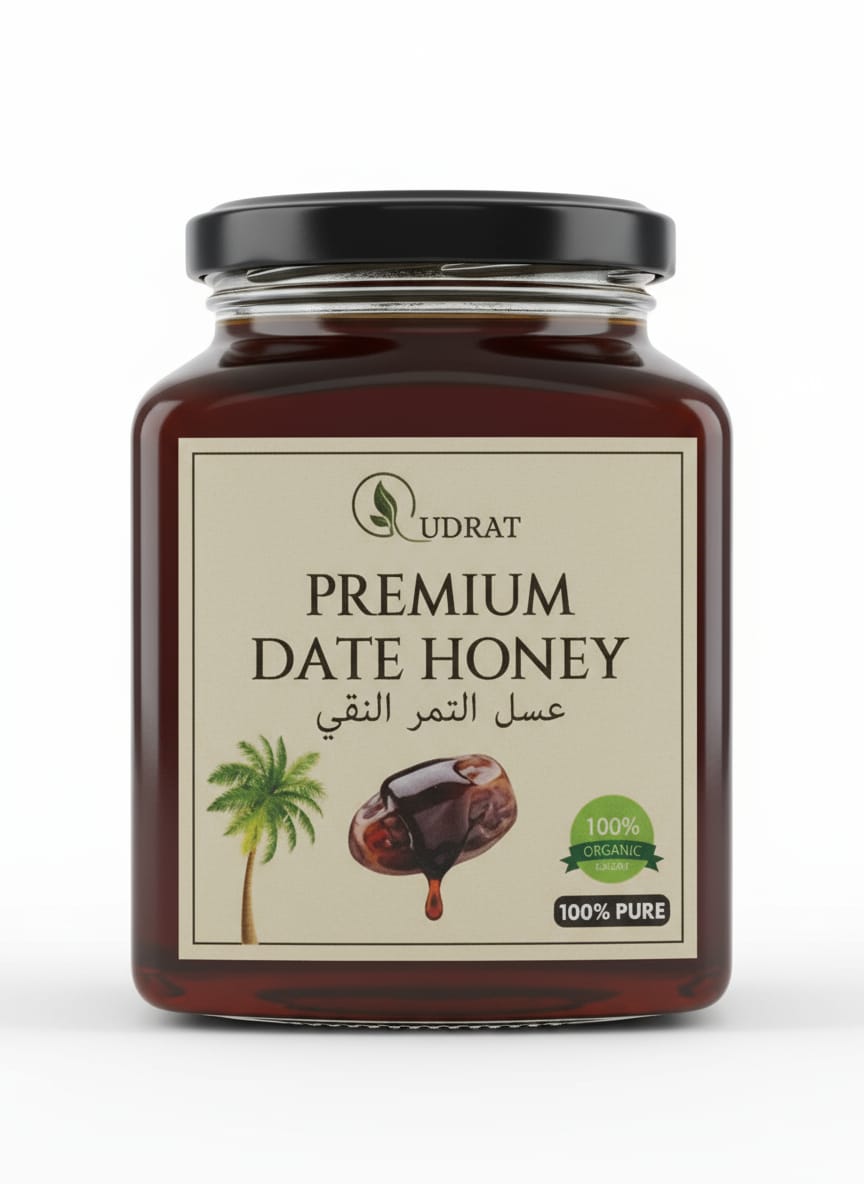 Qudrat Premium Date Honey – 100% Pure & Organic Natural Sweetener